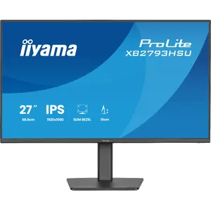 Computer monitor IIYAMA ProLite XB2793HSU-B1 27" (68.6 cm) Full HD IPS LED 1920x1080, 1 ms, 350 cd/m², USB hub, speakers, VESA, height adjustable