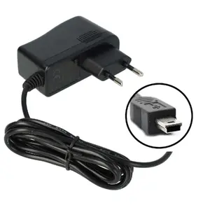 Power adapter Riff K-19C — 5V 1.5A universal network charger with Mini USB output, 1 m cable for GPS navigators and DVRs