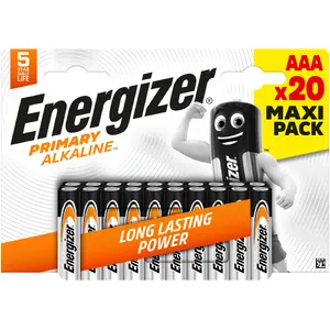 Alkaline AAA primary battery Energizer CHP20, pack of 20