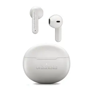 Беспроводные наушники URBANISTA Austin 2 Midnight White — 13 мм драйверы, Bluetooth multipoint, до 25 ч работы, IPX4