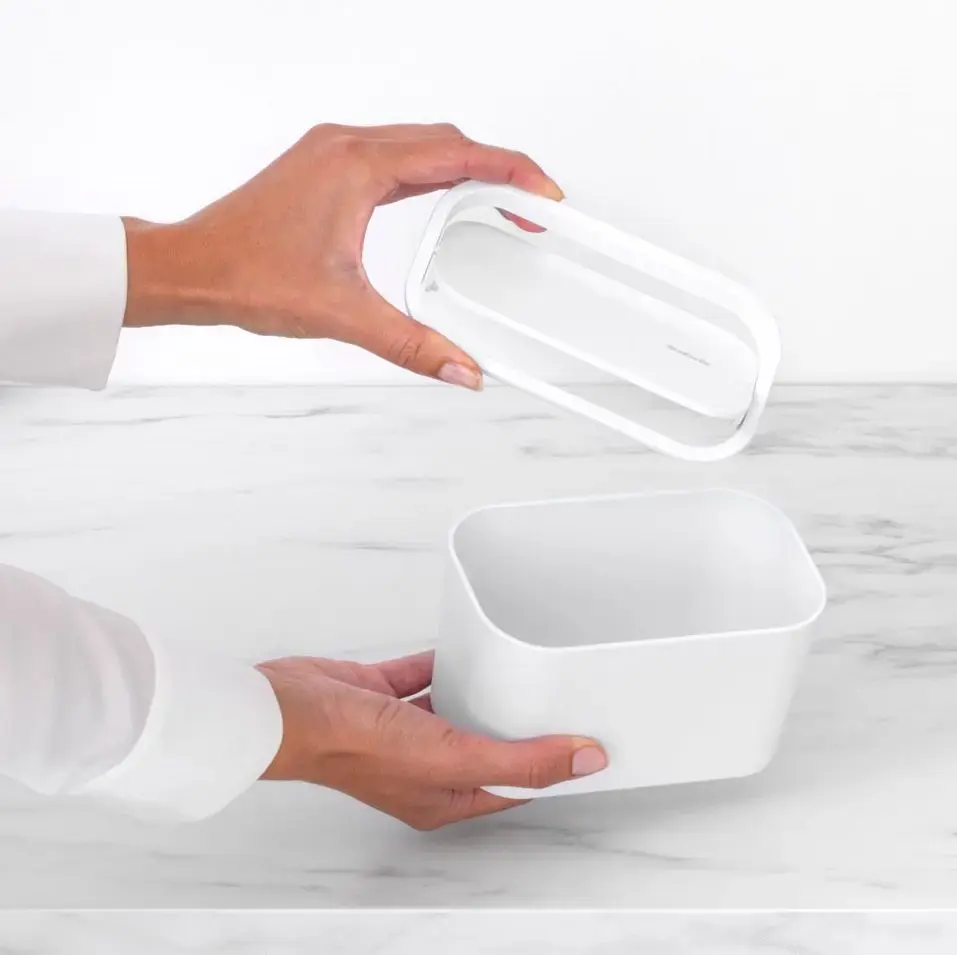 BRABANTIA MindSet Round White atkritumu tvertne Photo 3