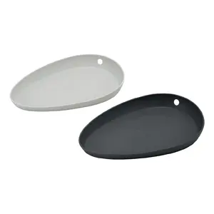 Spoon rest Lurch 00070268, silicone grey/iron, 200×200 mm