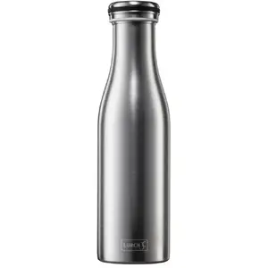Thermal Bottle 500 ml, Lurch — stainless steel vacuum insulated, silver metallic finish, leak‑proof cap