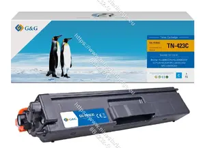 Toneru kārtridžs G&G TN-423C saderīgs ar Brother, Cian, ietilpība 4000 lapas, 1 gab.
