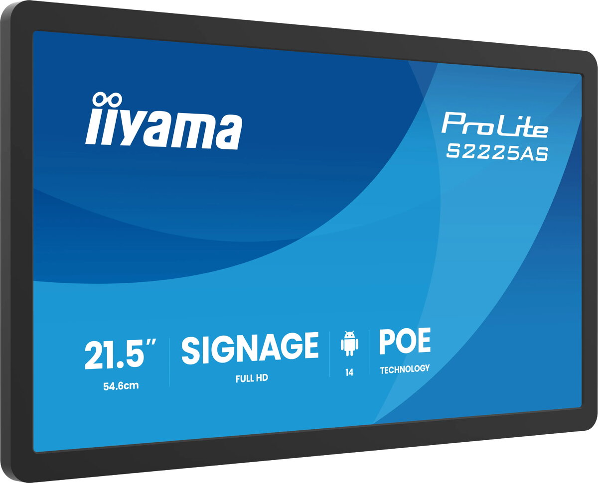 Iiyama ProLite S2225AS-B1P Digitālā reklāmas paneļa