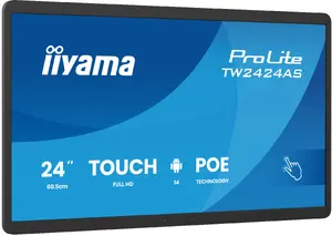 Interactive Flat Panel IIYAMA TW2424AS-B3P 23.8" Full HD IPS Touchscreen Wi‑Fi Android 24/7 450 cd/m²
