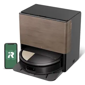 Robot vacuum iRobot Roomba Max 705, bagless, Li-Ion battery, LiDAR navigation, wet mopping, black
