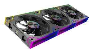 XILENCE XPF360R.ARGB 120 mm PC case fan 3-pack, hydraulic bearing, 1.9 mmH2O, 7–13.2 V, black