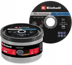 Cutting Discs for Angle Grinder EINHELL 115 x 1.0 mm, 50 pcs (711526)