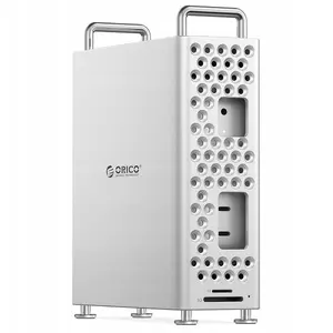 ORICO Mac Mini M4 enclosure with M.2 NVMe SSD bay, USB-A port and card reader (MS10-5P-SV-EP)