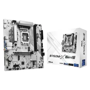 Motherboard ASROCK B760M-X GEN5 mATX for LGA1700, 2× DDR5, DisplayPort & HDMI