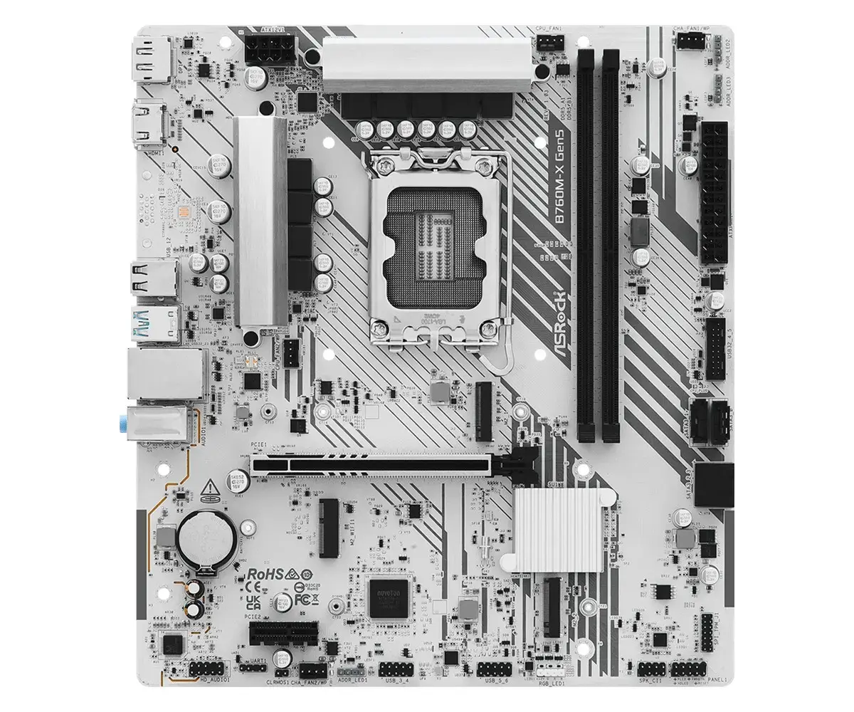 ASROCK B760M-X GEN5 mātesplate mATX Photo 2