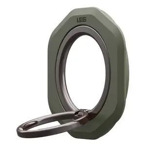 Magnetic Ring Stand LT by Urban Armor Gear — universal magnetic ring, olive, 59.9×57.9×4.1 mm
