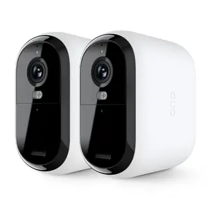 IP security camera Arlo Essential 3 XL 2K (2-cam) — Dome, 4 MP, 1440×2560, 130° FOV, PoE/USB, indoor/outdoor, ceiling/wall mount, white