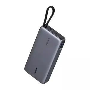 Power bank UGREEN Nexode PB552 25,000 mAh 165W with 1×USB-A, 1×USB-C and integrated USB-C cable (55995B)