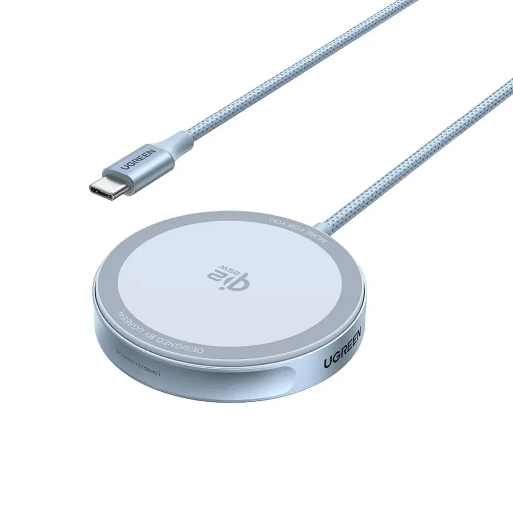 Auto bezvadu lādētājs UGREEN MagFlow (USB