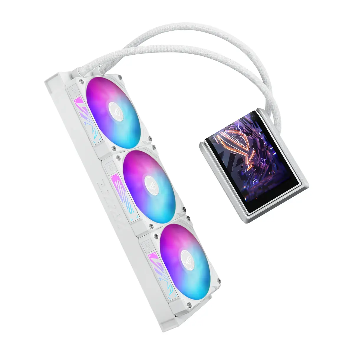 ASUS ROG RYUO IV 360 ARGB WHT šķidruma dzesētājs Photo 11