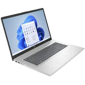 Ноутбук HP 17-CP2025D Ryzen 5 7520U 17.3" FHD IPS 8GB 512GB SSD Bluetooth Windows 11 Natural Silver (REPACK) 2Y