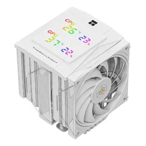 Air cooler Thermalright Royal Pretor Royal Knight 120 Digital — 130 mm fan, up to 2150 RPM, sealed precision FDB, white, supports AM5/AM4/LGA 1700/1200/2066/2011