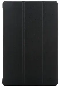 Tactical tri-fold protective book case for Samsung Galaxy Tab S11 — black