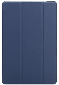 Tactical tri-fold protective case for Samsung Galaxy Tab A11+, blue, folio stand design