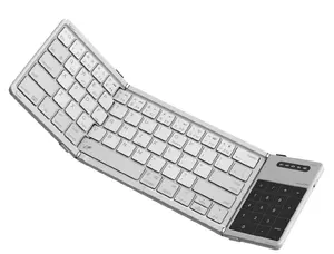 Компактная карманная клавиатура Nillkin Cube Pocket Keyboard серого цвета — мини Bluetooth-клавиатура для мобильных устройств