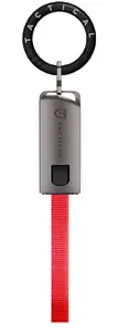 USB-C uz USB-C datu kabelis Tactical OODA Loop Cable USB-C/USB-C sarkans