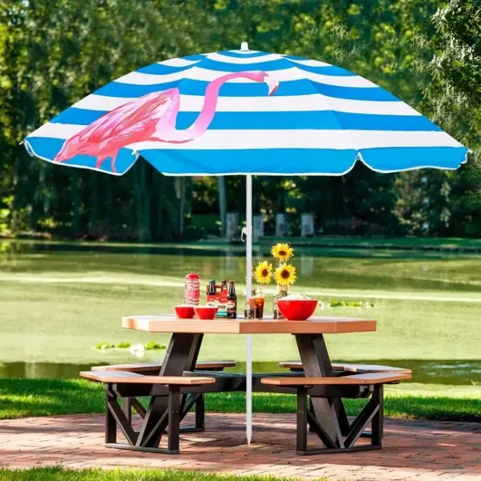 Beach umbrella Springos BU0013 — 180 cm Photo 5