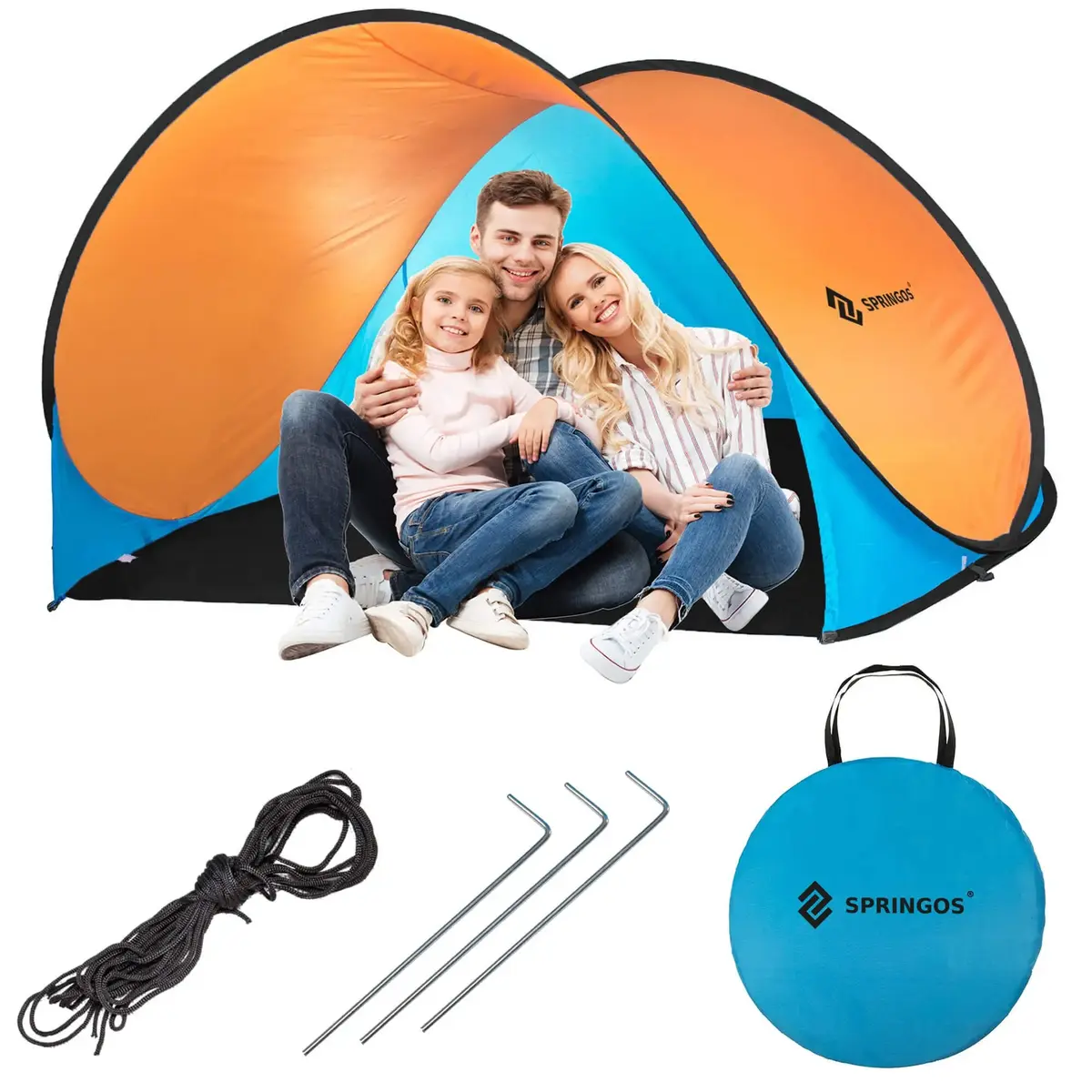 Pop-up tent Springos PT003 200×120×110 cm Photo 12