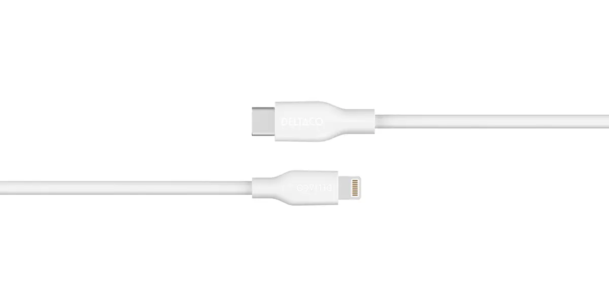 DELTACO IPLH-452-1 кабель Lightning—USB‑C 2 м Photo 2