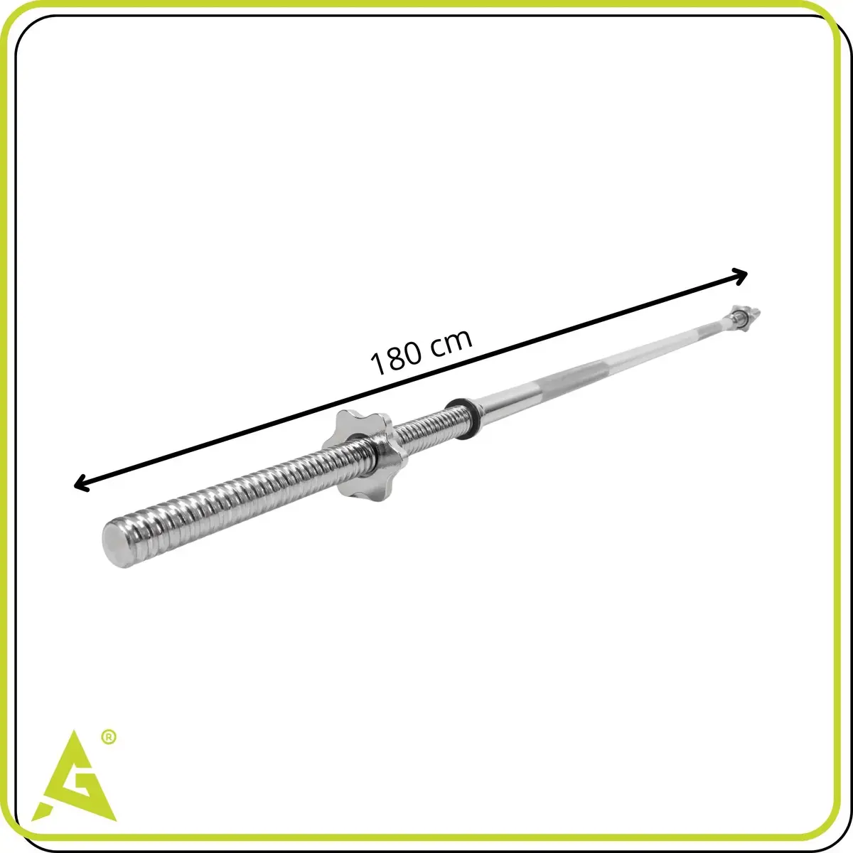Actiget Simple bar ACT0006 — 180 см, 25 мм Photo 3