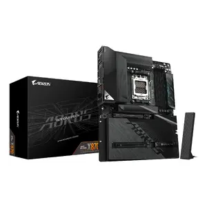 Материнская плата GIGABYTE X870 AORUS STEALTH — Socket AM5, поддержка AMD Ryzen 7000/8000/9000, DDR5 до 8200 МГц (OC), 16+2+2 VRM, 2×PCIe 5.0, Wi‑Fi 7, 5 GbE