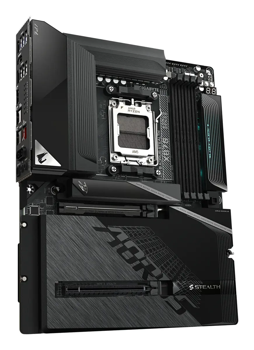 Mātesplate GIGABYTE X870 AORUS STEALTH Photo 3