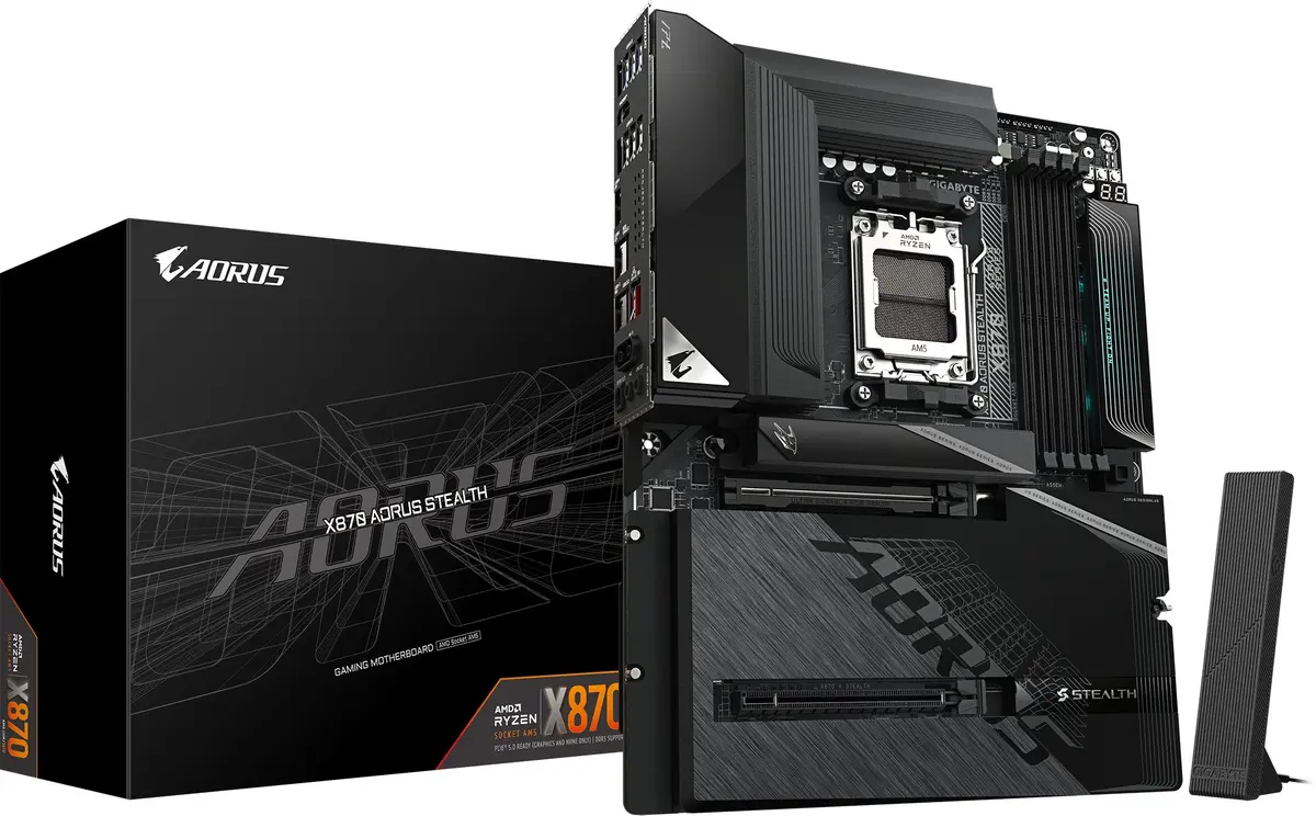 Mātesplate GIGABYTE X870 AORUS STEALTH —