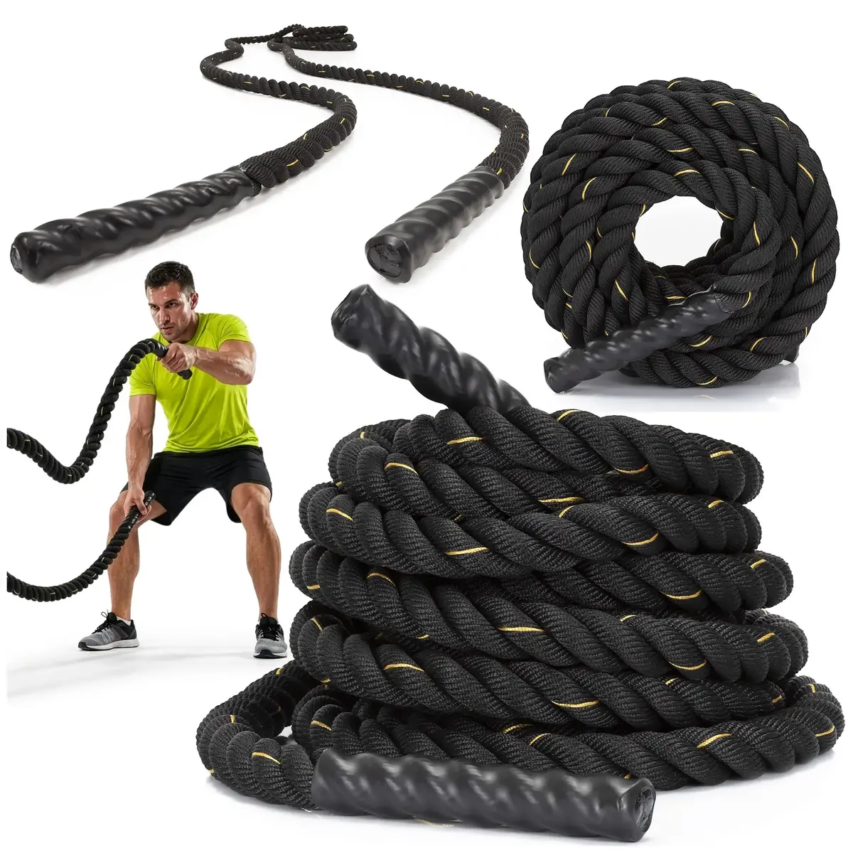 Training rope 9 m Springos ACT0015 Photo 10