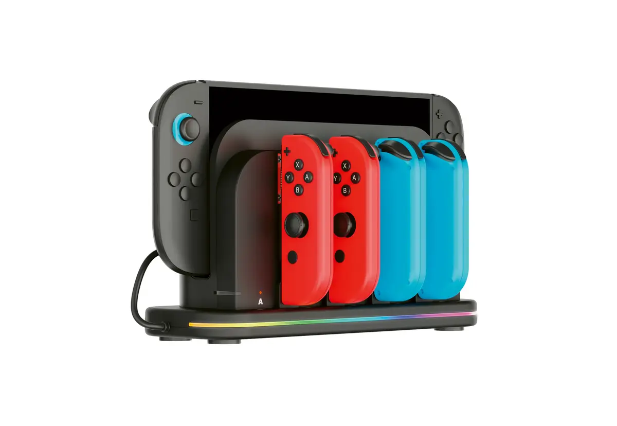 nacon SWITCHNEWDOCK+JC набор для зарядки для Nintendo Switch 2 Photo 4