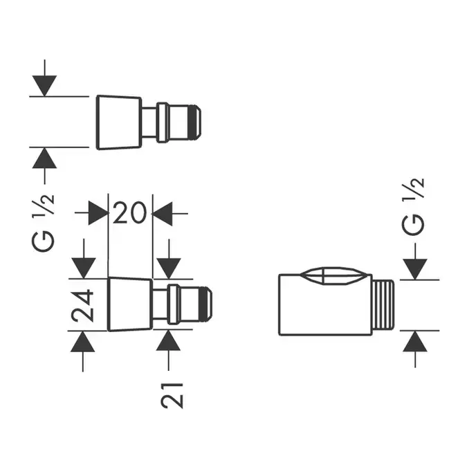 Detaļa hansgrohe 28346000 Photo 2