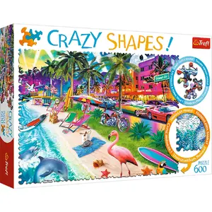 Пазл TREFL Trefl Miami Beach, 600 элементов, пейзаж, ширина 683 мм, от 10 лет