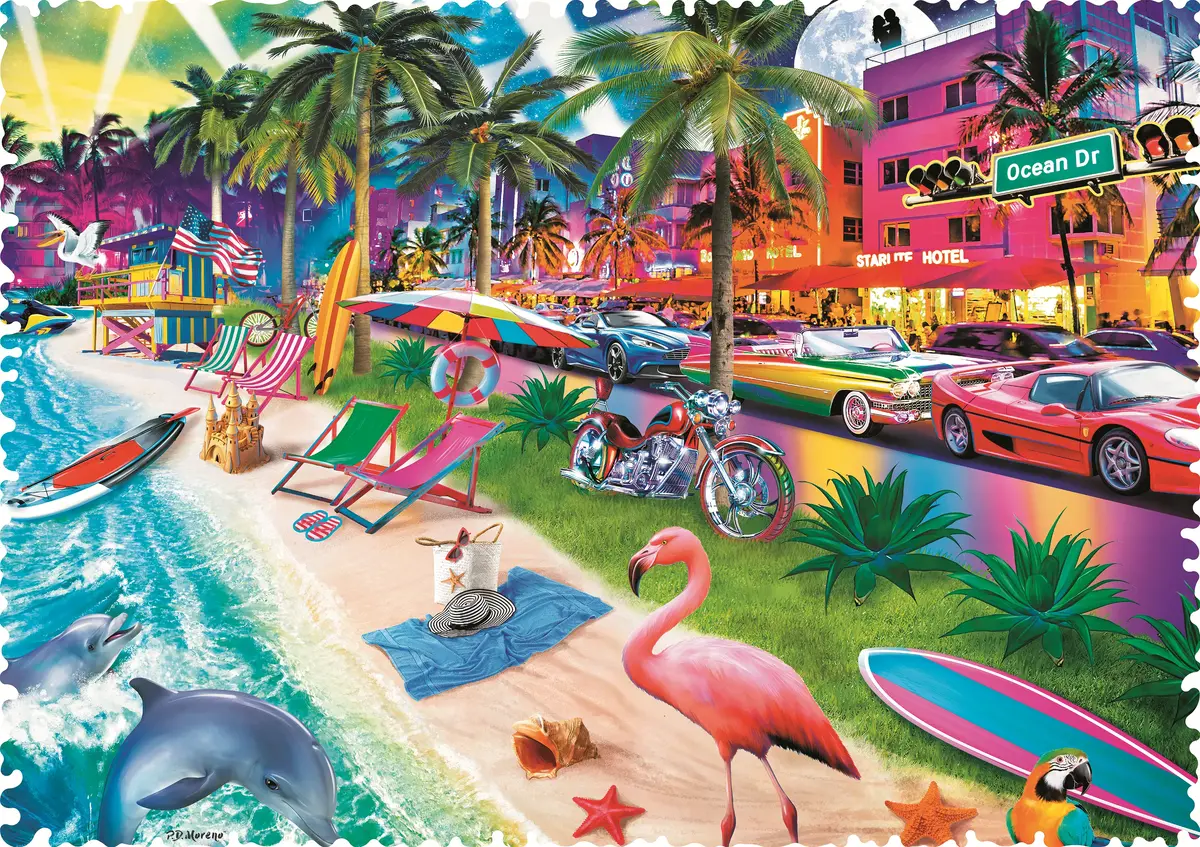 Puzle TREFL Trefl Miami Beach 600 d. Photo 2