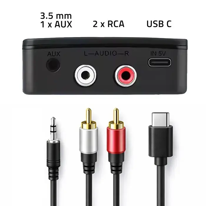 QOLTEC Bezvadu audio raidītājs-uztvērējs 56981 Photo 2