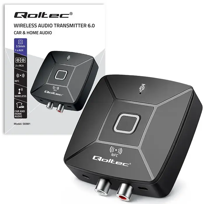 QOLTEC Bezvadu audio raidītājs-uztvērējs 56981 Photo 5