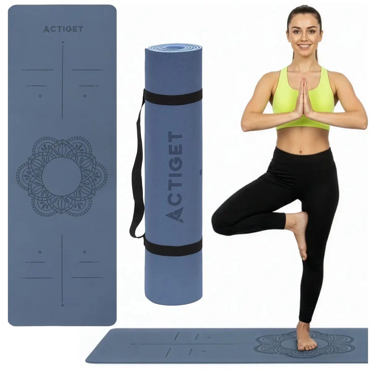 Springos ACT0021 exercise mat 183×61×0.6 cm Photo 2