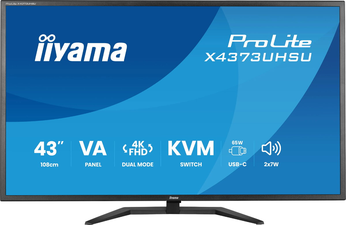 Datora monitors iiyama ProLite X4373UHSU-B2 42