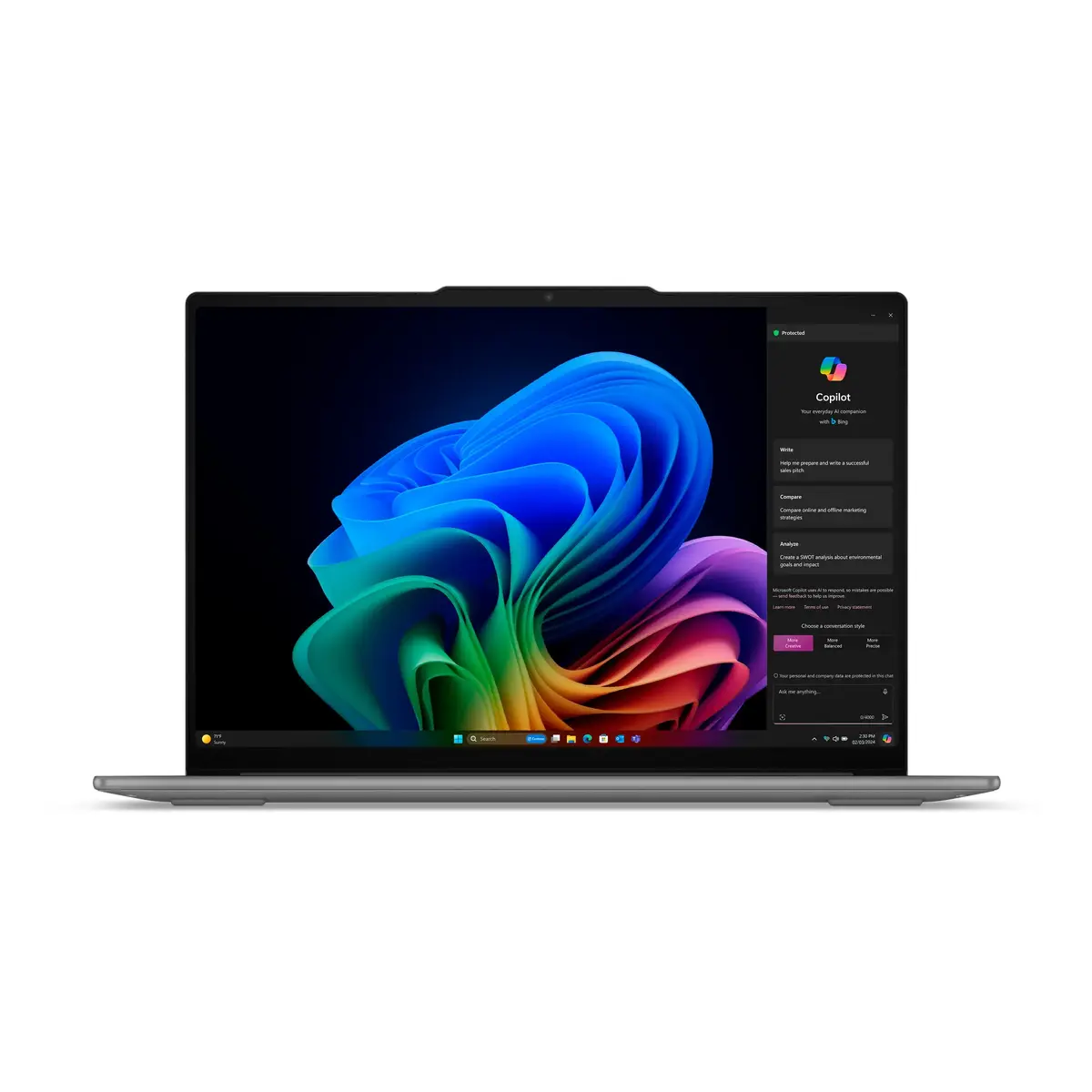 Lenovo Yoga Slim 7 15ILL9 Copilot+ portatīvais Photo 8