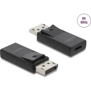 DELOCK USB Type-C to DisplayPort Adapter 8K with HDR and HDCP Support