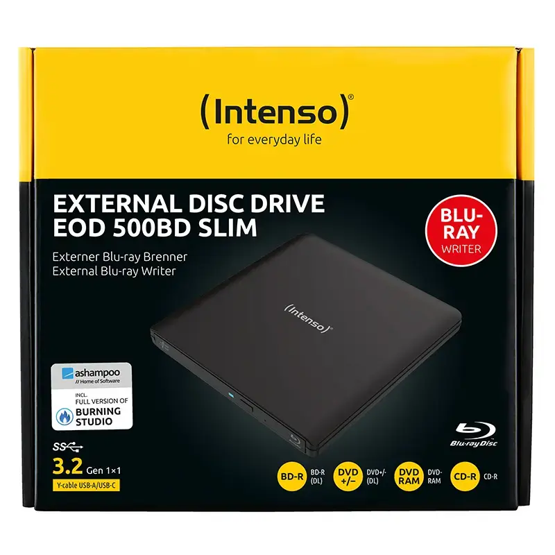 INTENSO EOD 500BD Slim Blu‑Ray ROM внешний привод Photo 2