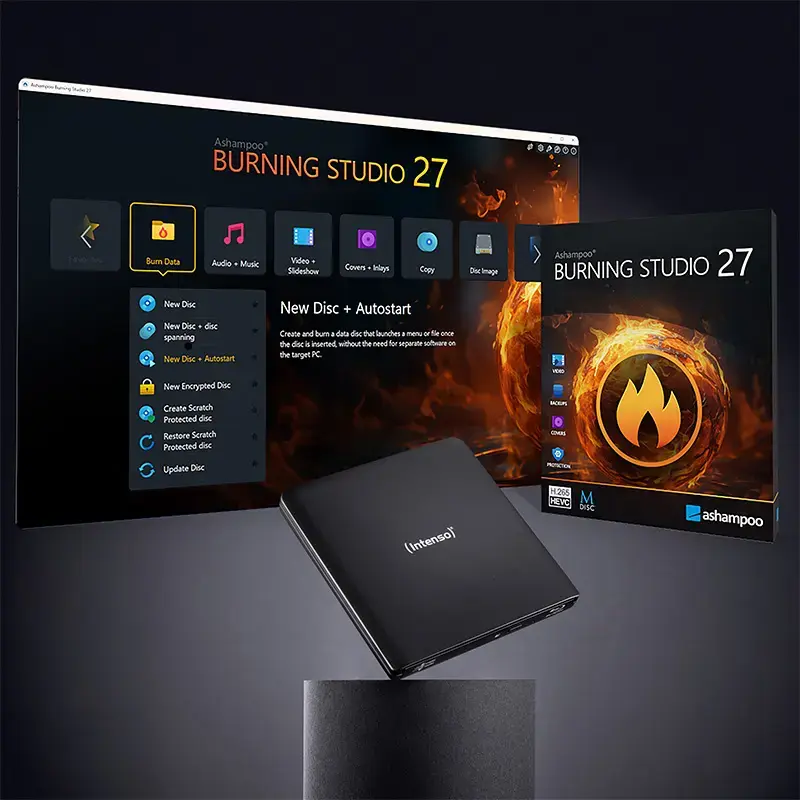 INTENSO EOD 500BD Slim Blu‑Ray ROM внешний привод Photo 12