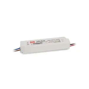 Lighting accessory MEAN WELL LPH-18-12 by Synergy21 — 12V, AC 180–264V, 47–63Hz, 175 g, 30×22 mm, white