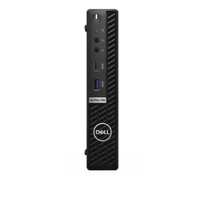 Mini PC Dell OptiPlex 7080 MFF — Intel Core i5-10600T 2.4/4 GHz, 16 GB DDR4, 256 GB SSD, Intel UHD 630, 2xDP, TypeC Video, Windows 11 Pro, melns, 1.38 kg