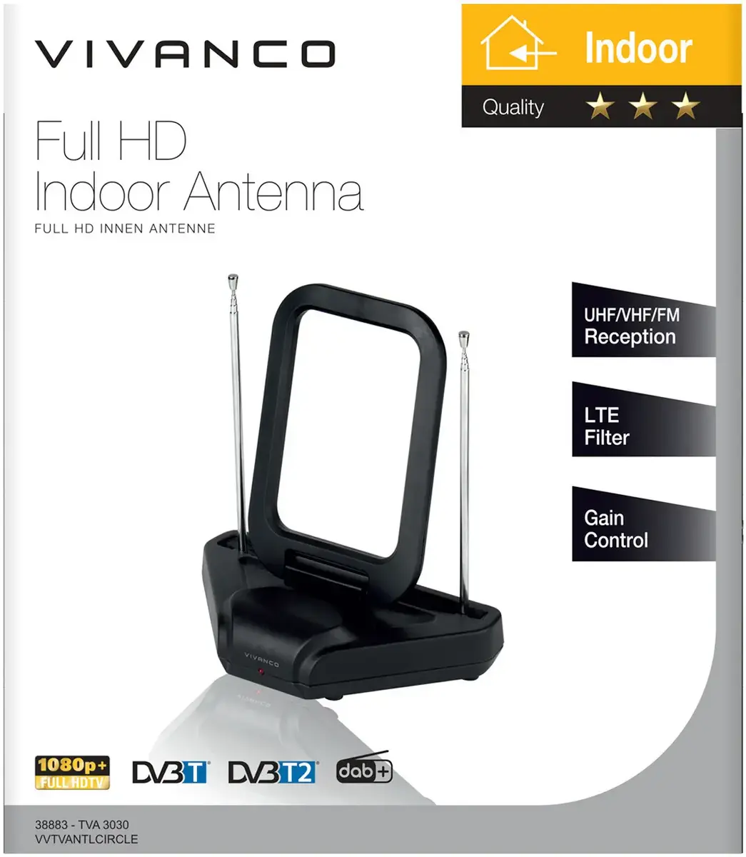 Vivanco TVA3030 внутренняя TV-антенна Photo 2